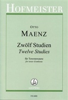 Otto Maenz - Zwölf Studien, für Tenorposaune