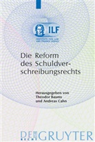 Theodo Baums, Theodor Baums, CAHN, Cahn, Andreas Cahn - Die Reform des Schuldverschreibungsrechts
