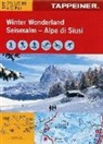 Winter Wonderland Seiseralm, Winterkarte. Winter Wonderland Alpe di Siusi