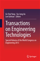 Sio-Ion Ao, Sio-Iong Ao, Len Gelman, Gi-Chul Yang - Transactions on Engineering Technologies