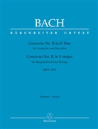 Johann Sebastian Bach, Werner Breig - Concerto Nr. II für Cembalo und Streicher E-Dur BWV 1053, Partitur