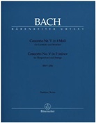 Johann Sebastian Bach, Werner Breig - Concerto Nr. V für Cembalo und Streicher f-Moll BWV 1056, Partitur
