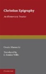 Orazio Marucchi, Marucchi Orazio - Christian Epigraphy