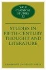 Parry Adam, Adam Parry, Adam M. Parry - Studies in Fifth Century Thought and Literature