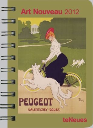 Art Nouveau, Taschenkalender 2012 - Halb-/Wochenkalendarium engl.-dtsch.-französ.-italien.-span.-niederländ.