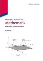 Klein, Robert Klein, Opit, Ott Opitz, Otto Opitz - Mathematik, Lehrbuch für Ökonomen