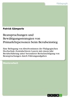 Patrick Gämperle - Beanspruchungen und Bewältigungsstrategien von Primarlehrpersonen beim Berufseinstieg