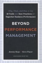 Jeremy Hope, Jeremy Player Hope, Hope Jeremy, Steve Player, Player Steve - Beyond Performance Management