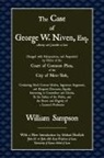 William Sampson - The Case of George W. Niven, Esq