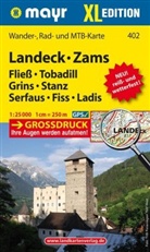 Mayr Karten: Mayr Karte Landeck, Zams