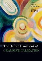 Bernd Heine, Heiko Narrog, Heiko (EDT)/ Heine Narrog, Bernd Heine, Heiko Narrog, Narrog Heiko - The Oxford Handbook of Grammaticalization