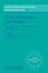 P. J. Cameron, Peter J. Cameron, J. W. P. Hirschfeld, D. R. Hughes, P. J. Cameron, J. W. P. Hirschfeld... - Finite Geometries and Designs
