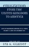 Ira Glazier, Ira A Glazier, Ira A. Glazier - Emigration from the United Kingdom to America