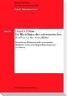 Claudia Hänzi - Die Richtlinien der schweizerischen Konferenz für Sozialhlfe
