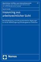 Sarah Geisler - Insourcing aus arbeitsrechtlicher Sicht