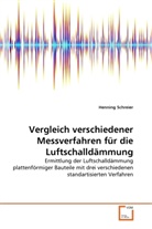 Henning Schreier - Vergleich verschiedener Messverfahren für die Luftschalldämmung