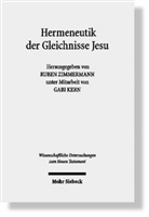 Ruben Zimmermann - Hermeneutik der Gleichnisse Jesu