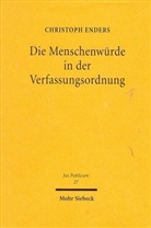 Christoph Enders - Die Menschenwürde in der Verfassungsordnung