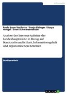 Sonja Ebinger, Hengel, Sury Hengel, Surya Hengel, Schwarzendrube, Sve Schwarzendrube... - Analyse der Internet-Auftritte der Landeshauptstädte in Bezug auf Benutzerfreundlichkeit, Informationsgehalt und ergonomischen Kriterien