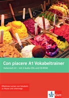 Con piacere A1: Con piacere A1, Vokabeltrainer, m. 2 Audio-CDs u. 1 CD-ROM