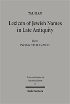 Tal Ilan - Lexicon of Jewish Names in Late Antiquity - 1: Palestine 330 BCE - 200 CE