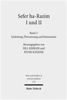 Bill Rebiger, Peter Schäfer - Sefer ha-Razim I und II - Das Buch der Geheimnisse I und II