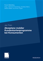 Jan Prein - Akzeptanz mobiler Kundenkartenprogramme bei Konsumenten