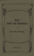 Georg Frhr. von Hertling, Georg von Hertling - Recht, Staat und Gesellschaft, in Fraktur
