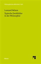 Leonard Nelson, Andrea Brandt, Andreas Brandt, Schroth, Schroth, Jörg Schroth - Typische Denkfehler in der Philosophie