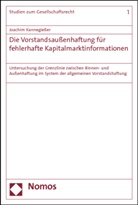 Joachim Kannegießer - Die Vorstandsaußenhaftung für fehlerhafte Kapitalmarktinformationen