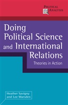 Dr. Lee Marsden, Lee Marsden, Lee (University of East Anglia Marsden, Dr Heather Savigny, Dr Heather (De Montfort University Savigny, Heather Savigny... - Doing Political Science and International Relations