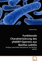 Simone Thum - Funktionale Charakterisierung des yhbDEF-Operons aus Bacillus subtilis