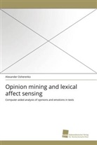 Alexander Osherenko - Opinion mining and lexical affect sensing