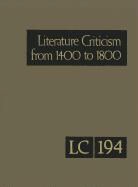 Corporate Contributor, Gale Editor, Lawrence J Trudeau, Lawrence J. Trudeau - Literature Criticism from 1400 to 1800