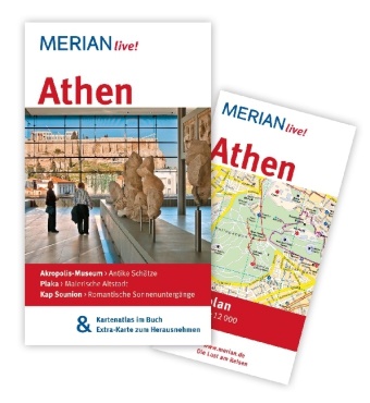 E Katja Jaeckel, E. Katja Jaeckel, Ellen K Jaeckel, Ellen K. Jaeckel, Ellen Katja Jaeckel - MERIAN live! Reiseführer Athen - MERIAN live! - Mit Kartenatlas im Buch und Extra-Karte zum Herausnehmen