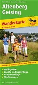 PublicPress Wanderkarten: PublicPress Wanderkarte Altenberg - Geising