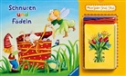 Sabine Kraushaar, Frauke Nahrgang, Sabine Kraushaar - Schnüren und Fädeln, mit Karten u. Schnüren