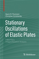 Christian Constanda, Gavin Thomson, Gavin R Thomson, Gavin R. Thomson - Stationary Oscillations of Elastic Plates