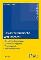 Clau Brändle, Claus Brändle, Stefan Rein - Das österreichische Vereinsrecht