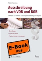 Achim Henning - Ausschreibung nach VOB und BGB