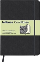 CoolNotes, Notizbuch, groß, Black/Baroque Silver
