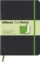 CoolNotes, Notizbuch, groß, Black/Neon Green