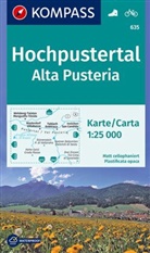 KOMPASS-Karte GmbH, KOMPASS-Karten GmbH, KOMPASS-Karten GmbH - Kompass Karten: KOMPASS Wanderkarte 635 Hochpustertal, Alta Pusteria 1:25.000