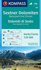 KOMPASS-Karten GmbH, KOMPASS-Karten GmbH - Kompass Karten: 625 SEXTER DOLOMITEN-DOL. DI SESTO