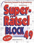 Eberhard Krüger - Superrätselblock. Bd.49