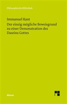 Immanuel Kant, Kreimendah, Lotha Kreimendahl, Lothar Kreimendahl, Oberhause, Oberhausen... - Der einzig mögliche Beweisgrund zu einer Demonstration des Daseins Gottes
