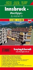 Freytag-Berndt und Artaria KG, Freytag-Bernd und Artaria KG, Freytag-Berndt und Artaria KG - Freytag Berndt Stadtplan: Freytag & Berndt Stadtplan Innsbruck, Touristenplan