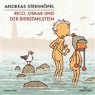 Andreas Steinhöfel, Andreas Steinhöfel - Rico und Oskar 3: Rico, Oskar und der Diebstahlstein, 5 Audio-CD (Hörbuch)