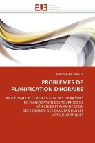 RACHIDA ABOUNACER, Abounacer-R - Problemes de planification d horair