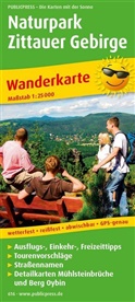 PublicPress Wanderkarten: PublicPress Wanderkarte Naturpark Zittauer Gebirge
